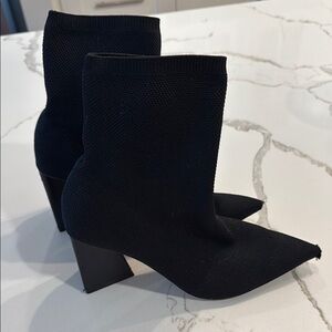Schutz black booties